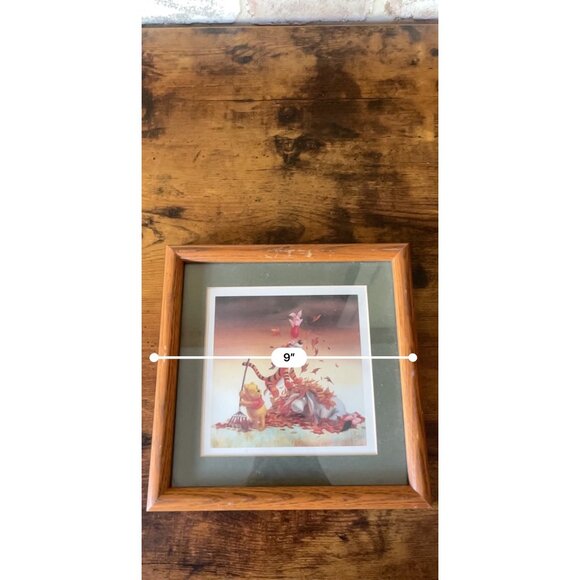 Winnie The Pooh & Friends Framed Prints In Wooden Frames Vintage Set of 2 - Picture 14 of 15